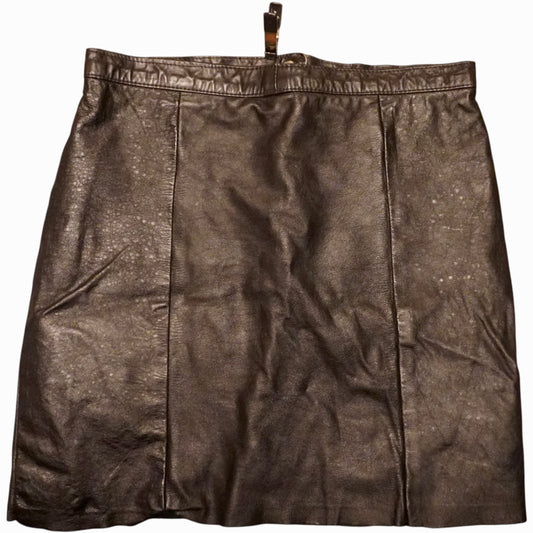 Vintage Leather Skirt (W28xL16)