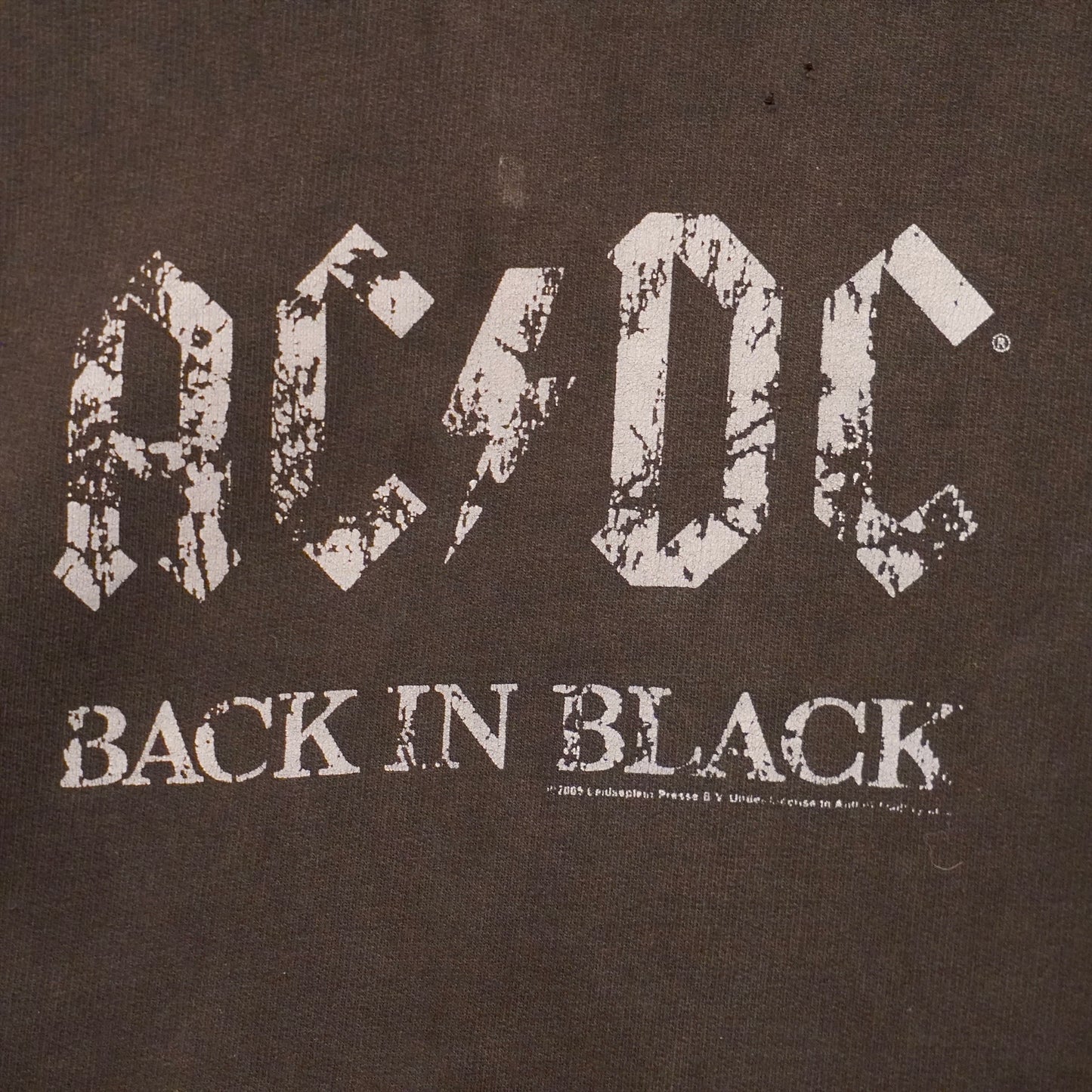 2005 AC/DC Back In Black Hoodie (L)