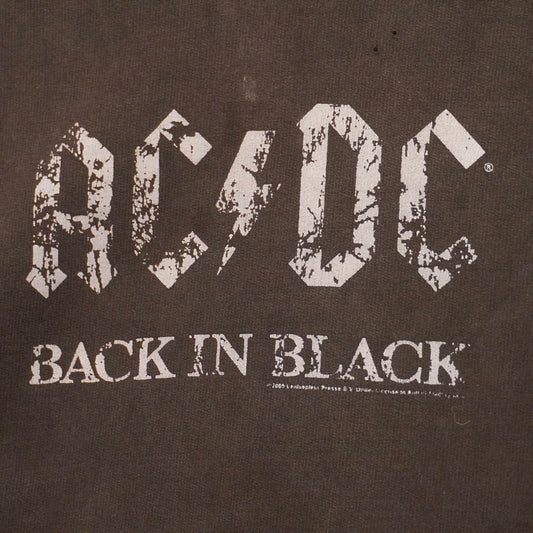 2005 AC/DC Back In Black Hoodie (L)
