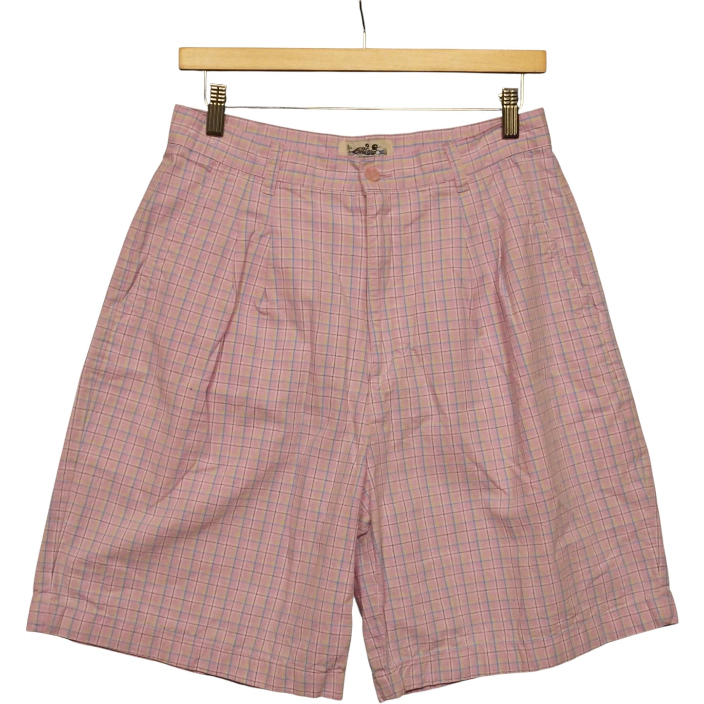 Vintage Northern Plaid Shorts (W28)