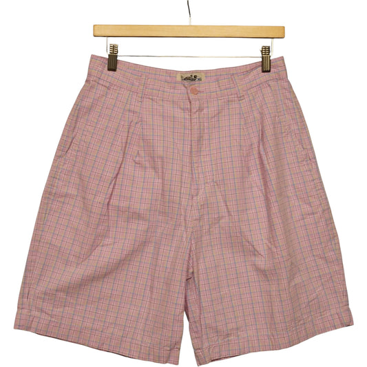 Vintage Northern Plaid Shorts (W28)