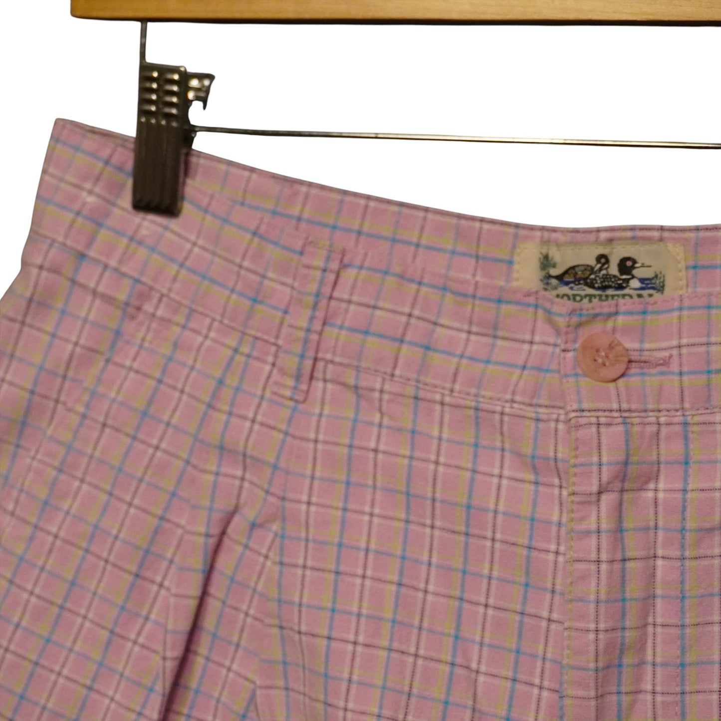 Vintage Northern Plaid Shorts (W28)
