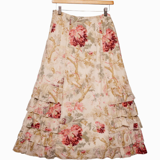 Vintage Jill Floral Longskirt (W26)