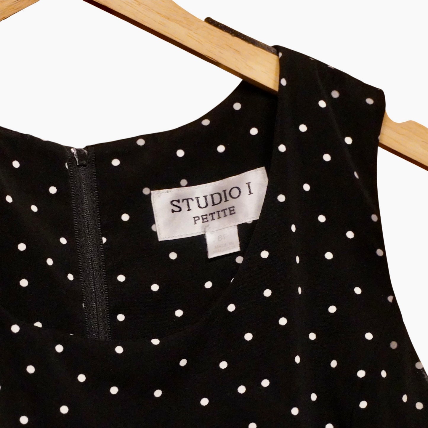 Vintage Studio 1 Polkadot Dress (Size-8)