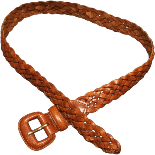 Talbots Leather Braided Belt (Max 29")