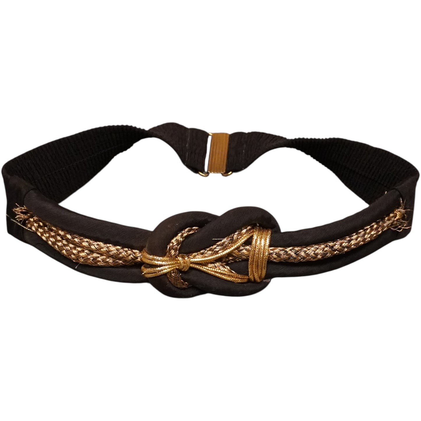 Black Gold Knot Belt (30"-33")