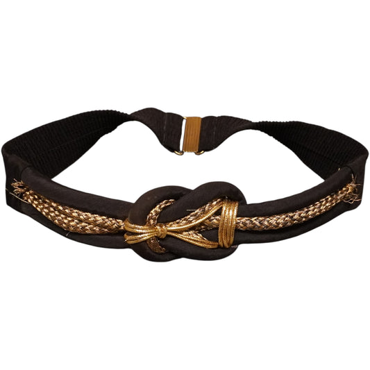 Black Gold Knot Belt (30"-33")