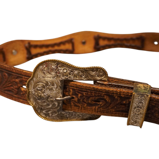 Vintage Western Half Dollar Belt (29"-33")