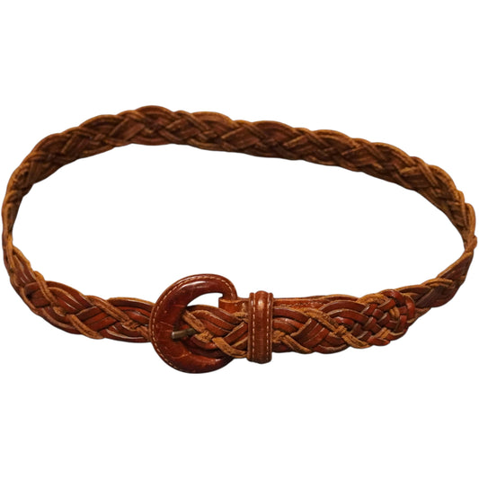 Eddie Bauer Braided Leather Belt (30" Max)