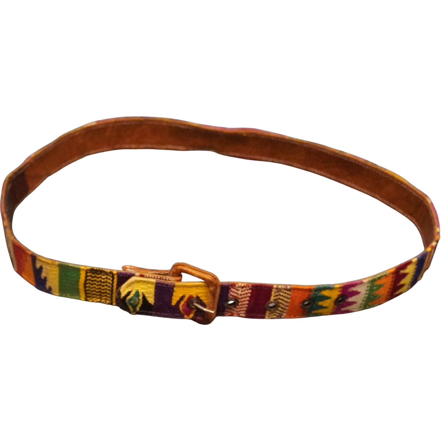 Aztec Leather Belt (27"-31")