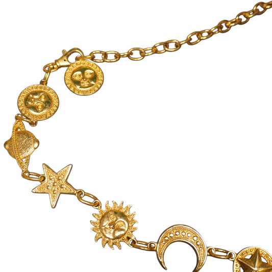 Vintage Astrology Chain Belt (fits most)