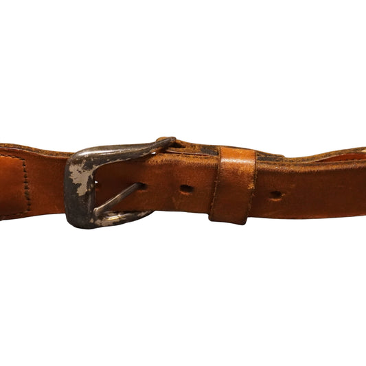 Vintage Leather Fish Belt (35"-37")