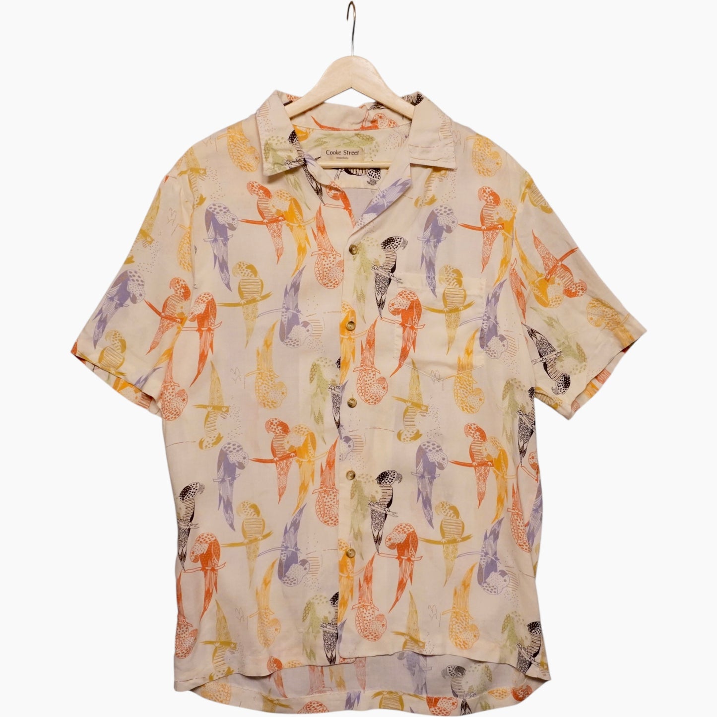 Vintage Parrot Hawaiian Shirt (M)