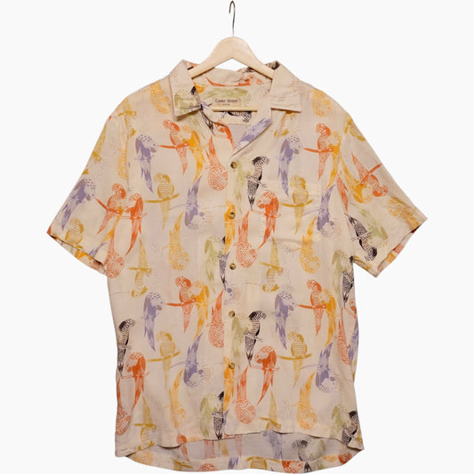 Vintage Parrot Hawaiian Shirt (M)