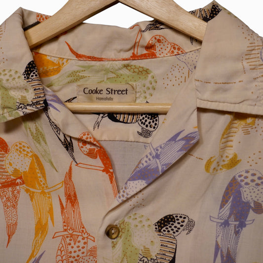 Vintage Parrot Hawaiian Shirt (M)