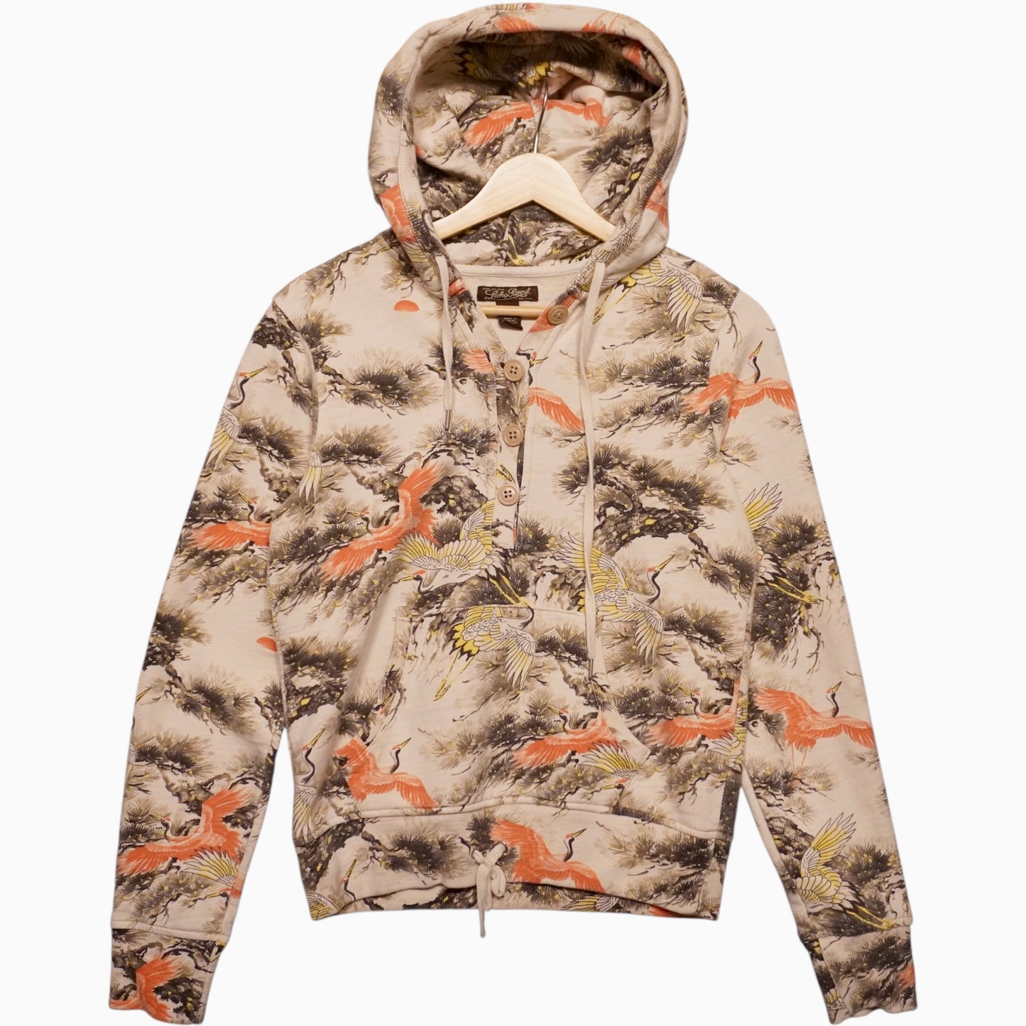 Y2K Lucky Brand Hoodie (XS)