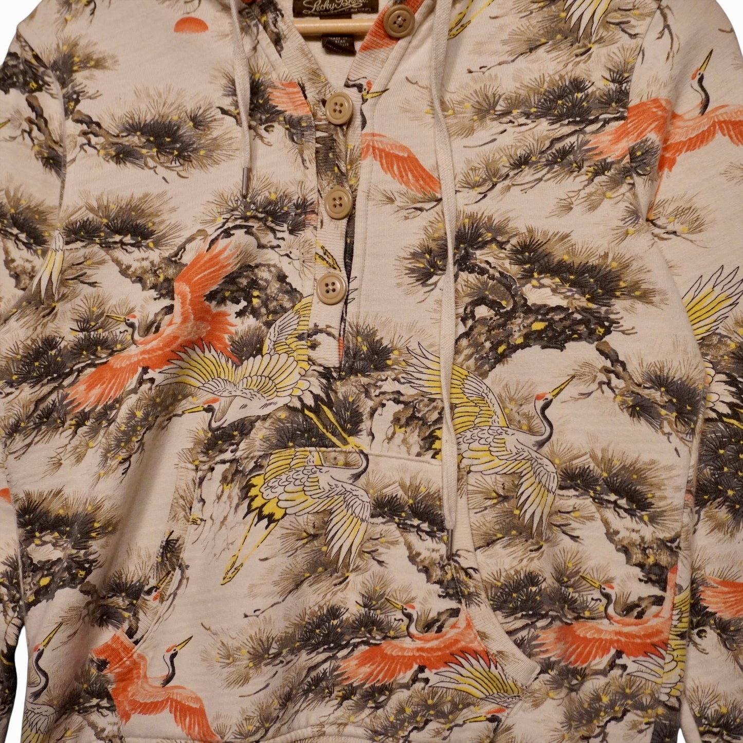 Y2K Lucky Brand Hoodie (XS)