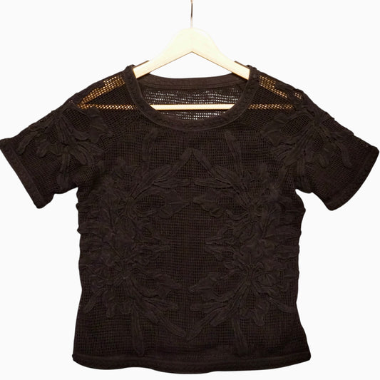 Black Mesh Top (M)