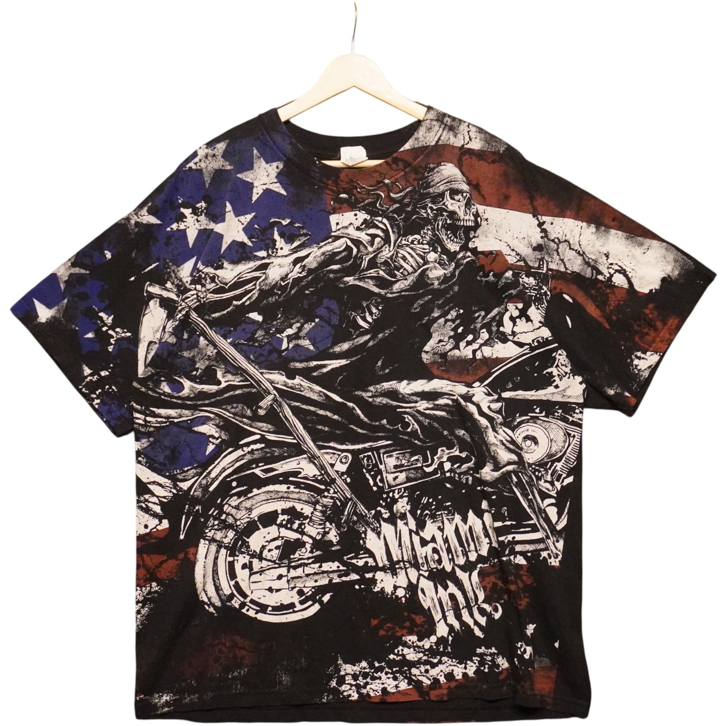 Y2K Skeleton Biker AOP (XL)