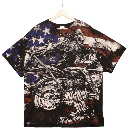 Y2K Skeleton Biker AOP (XL)