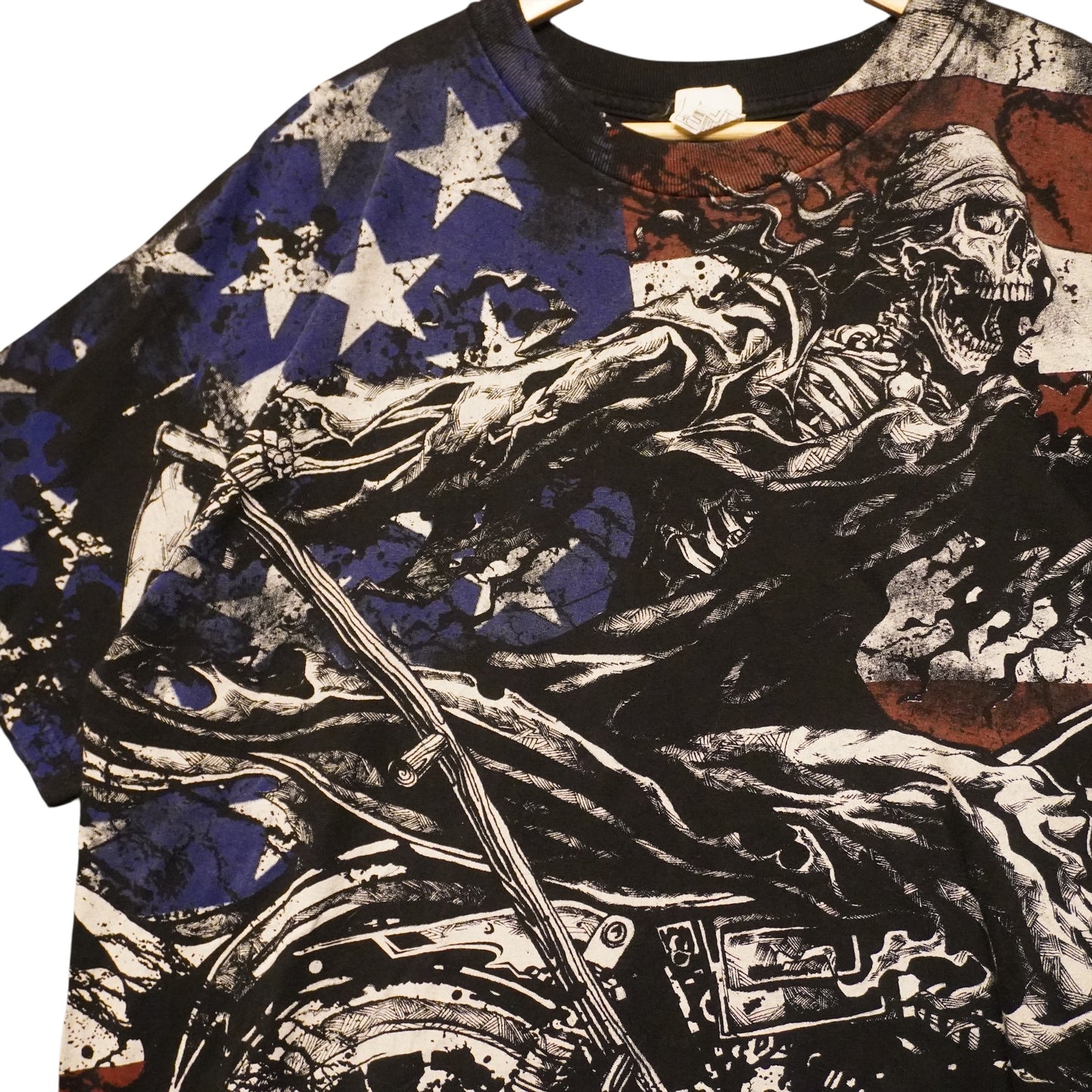 Y2K Skeleton Biker AOP (XL)