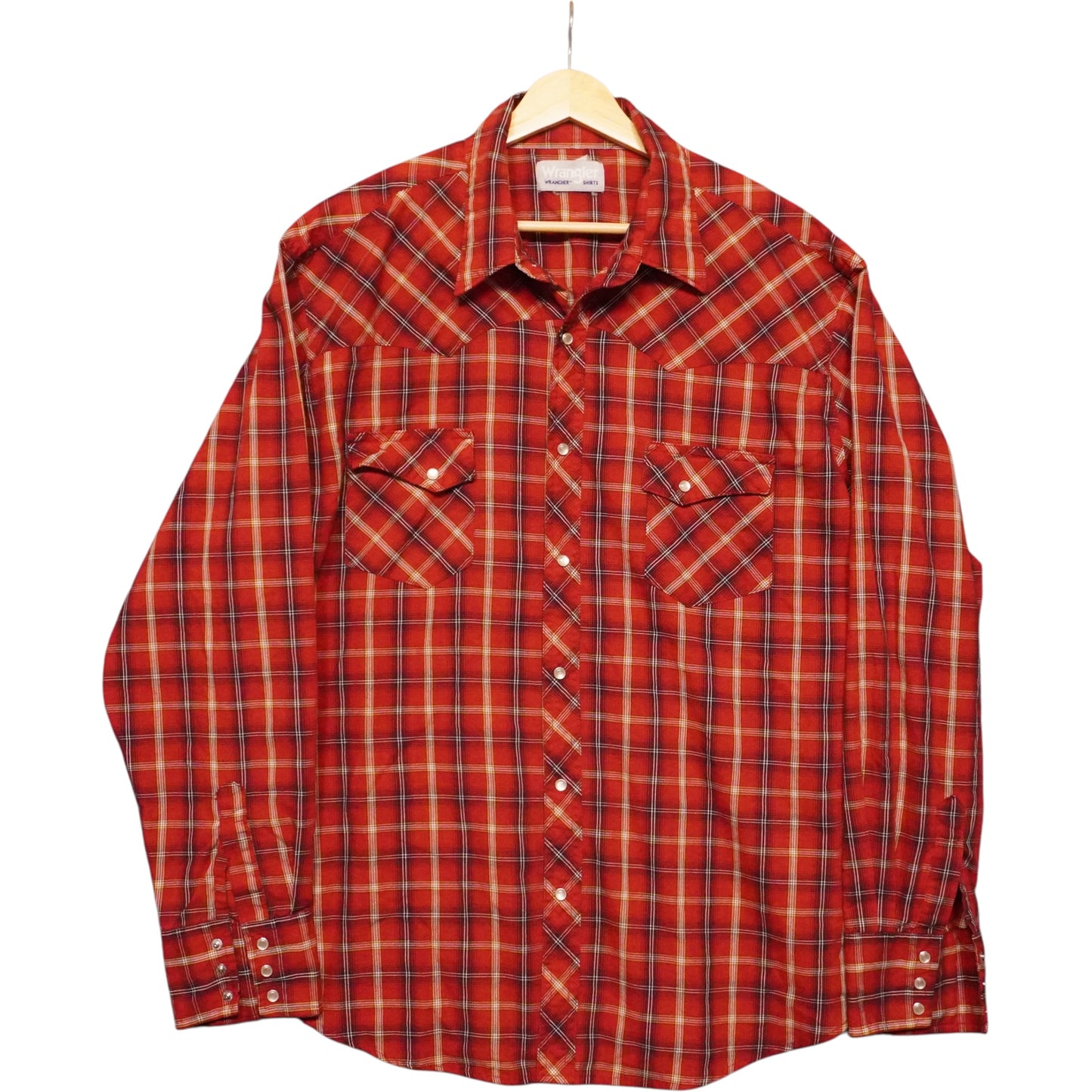 Wrangler Pearl Snap Red (M/L)