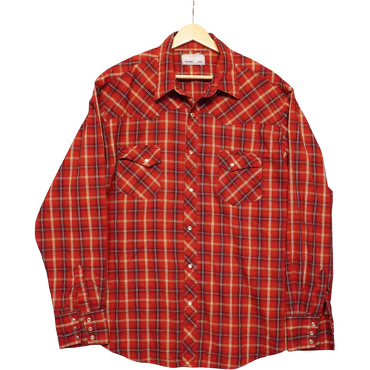 Wrangler Pearl Snap Red (M/L)