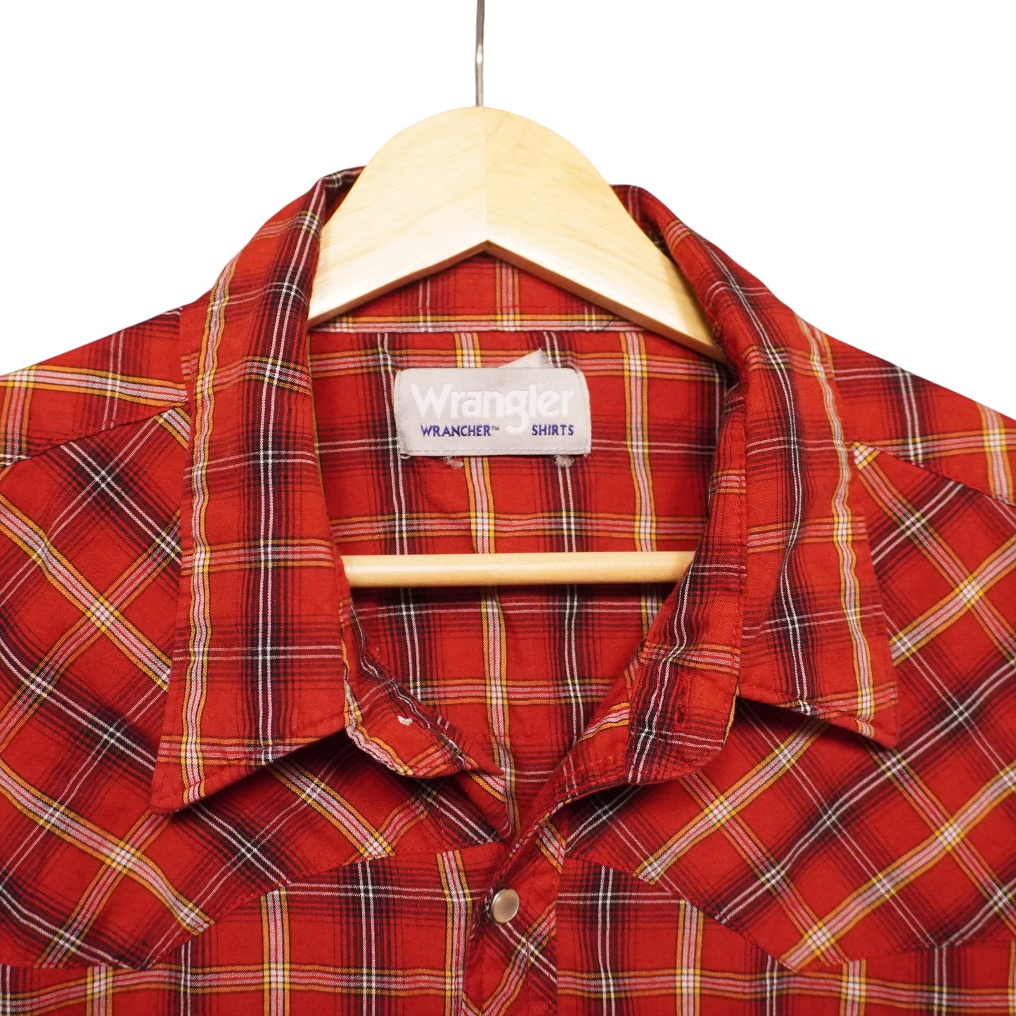 Wrangler Pearl Snap Red (M/L)