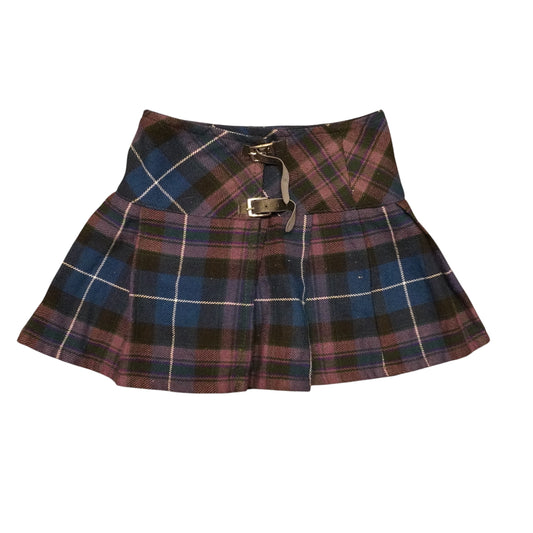 Y2K Plaid Skirt (W26)