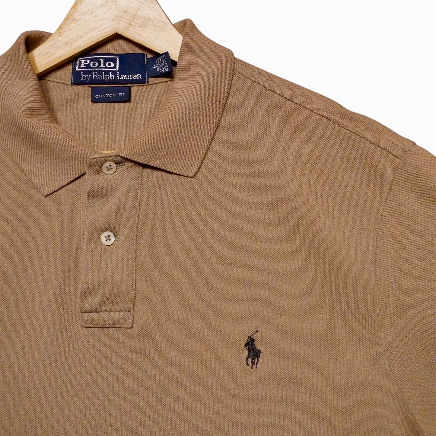 Black on Brown Polo (L)