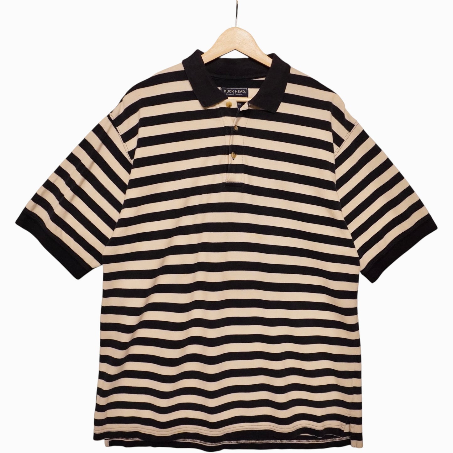 Duck Head Stripe Polo (L)