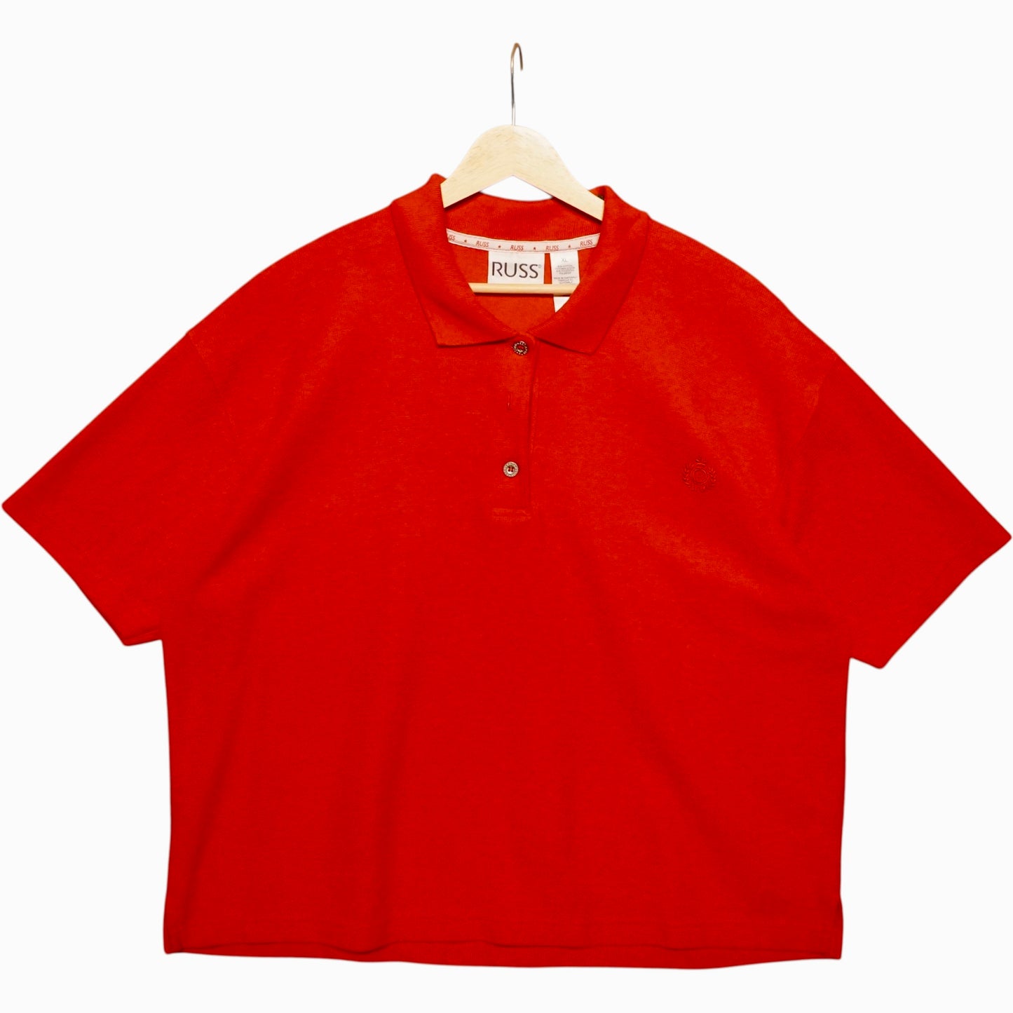 Russ Cropped Boxy Polo (XL)