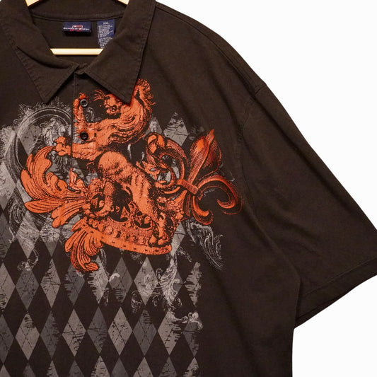 Y2K Bugle Boy Polo (2XL)