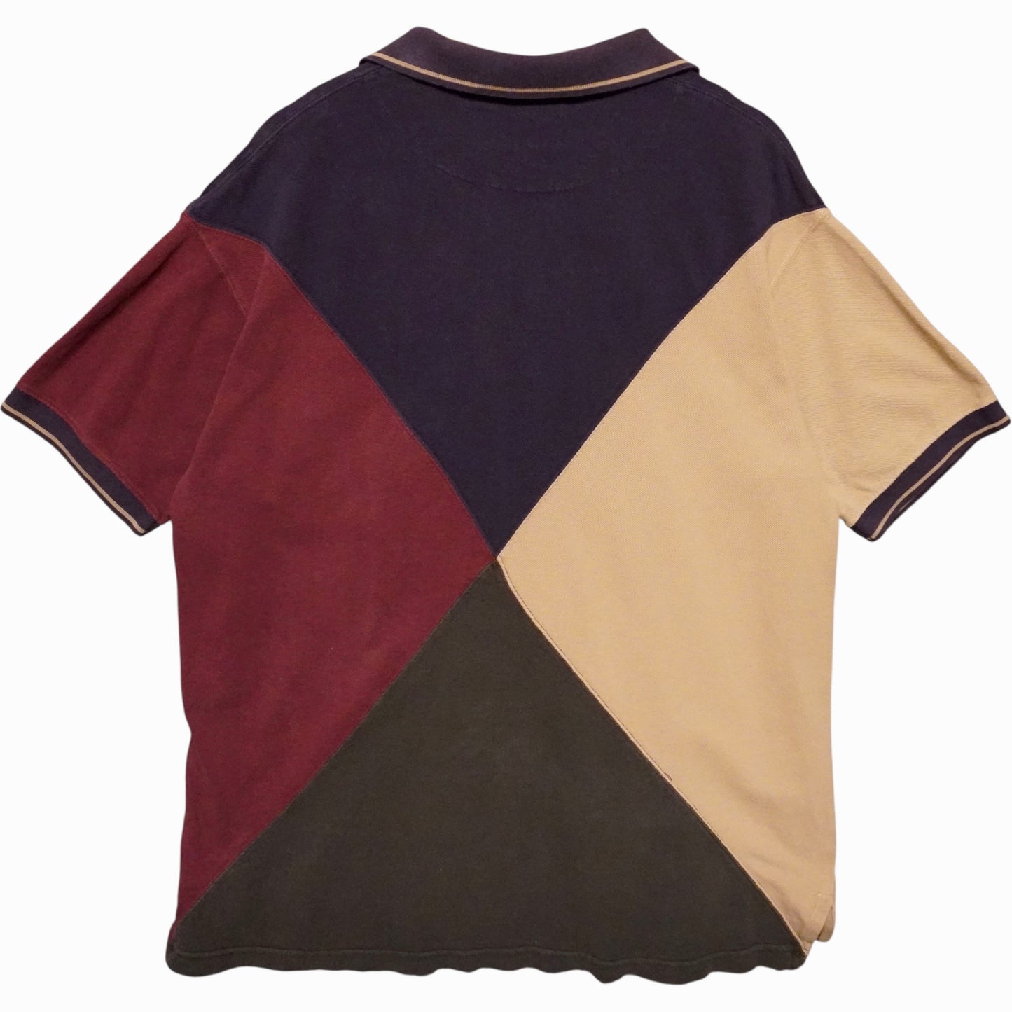 Specialty Colorblock Patchwork Polo (M)