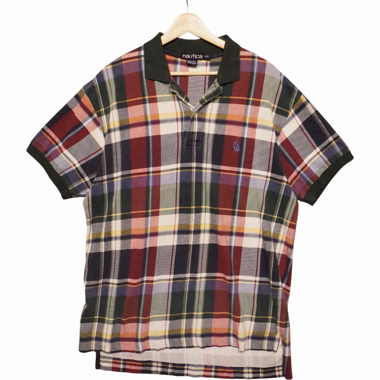 Nautica Plaid Polo (S)