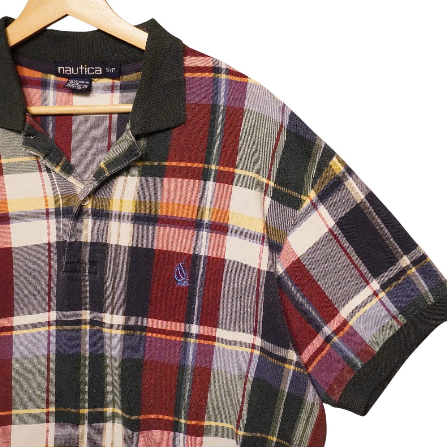 Nautica Plaid Polo (S)