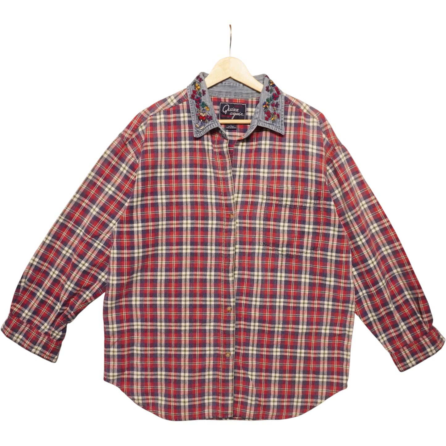 Y2K Quizz Again Flannel (L)