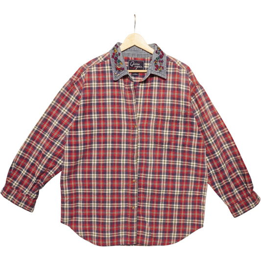 Y2K Quizz Again Flannel (L)