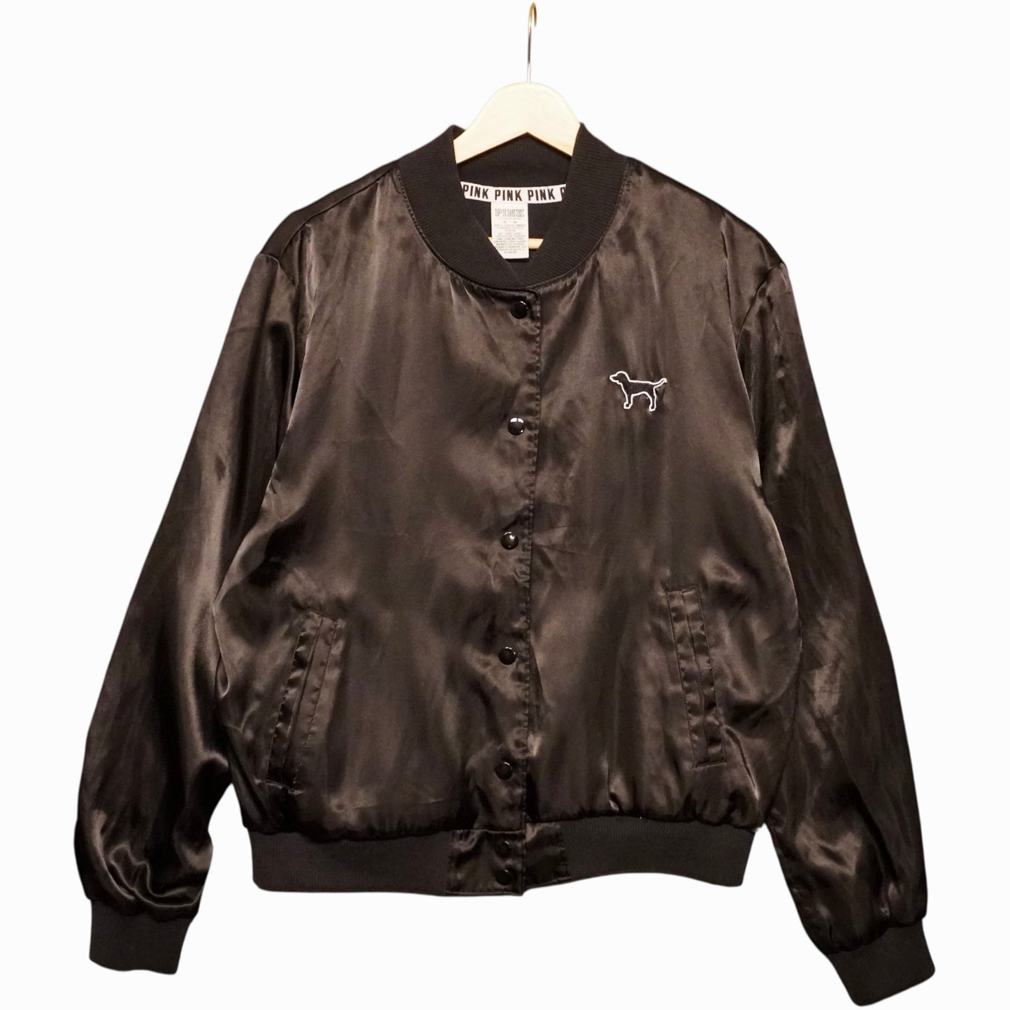 PINK Satin Jacket (M)