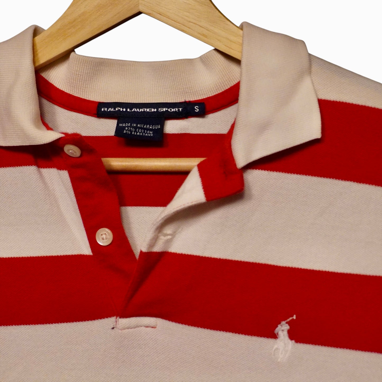 Red Striped POLO (S)