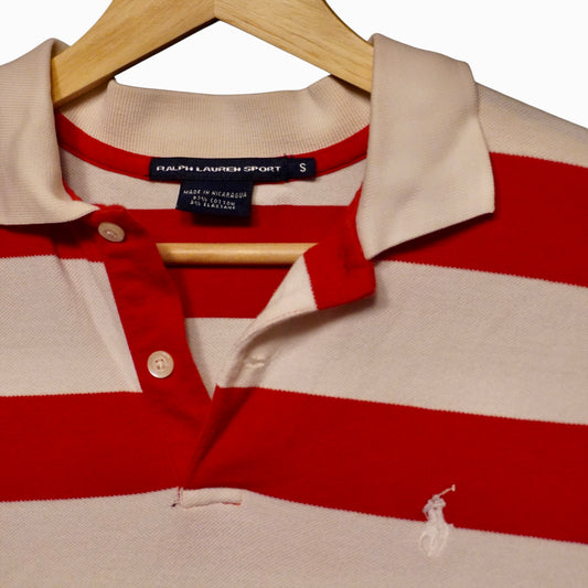 Red Striped POLO (S)