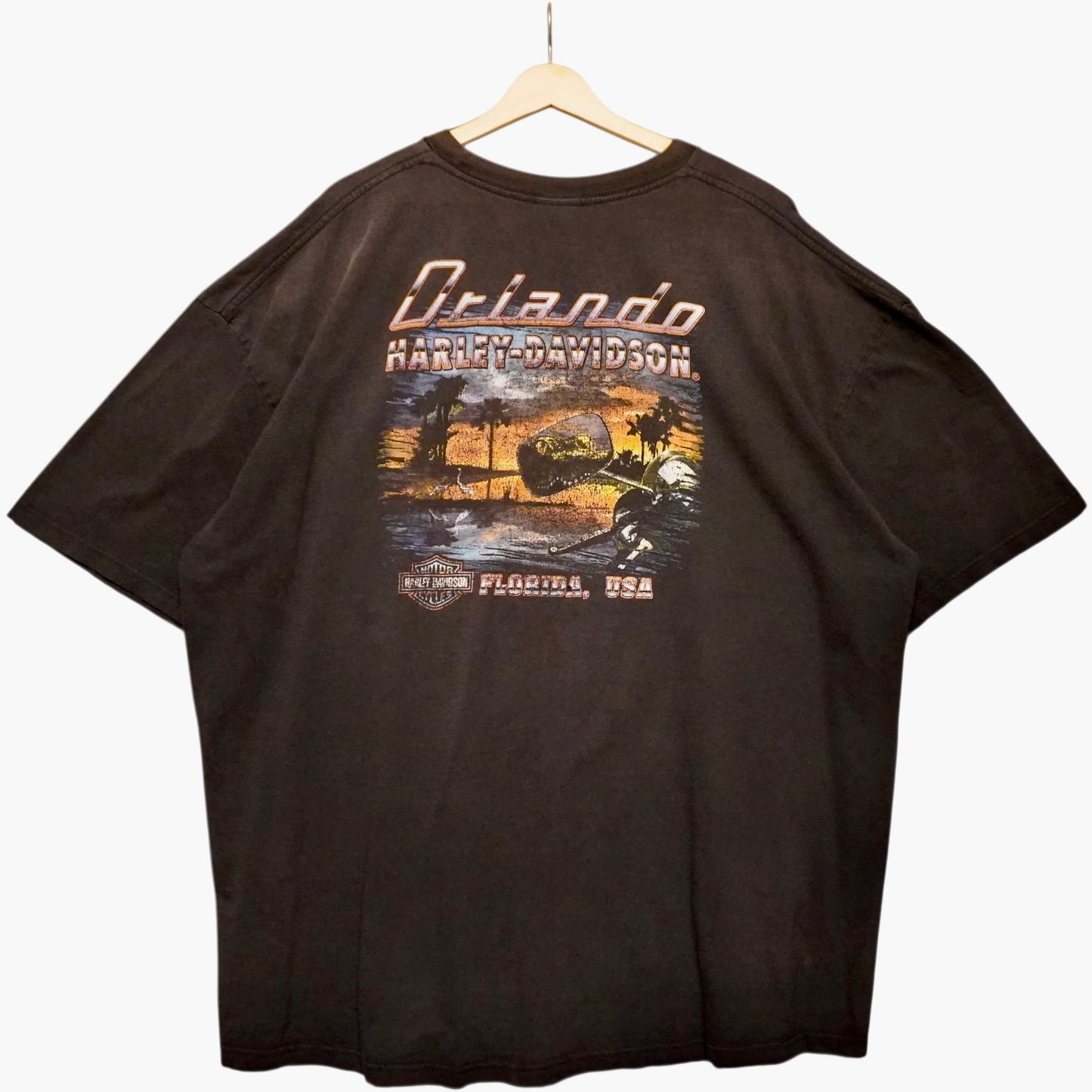 Vintage Distressed Harley Orlando Tee (3XL)