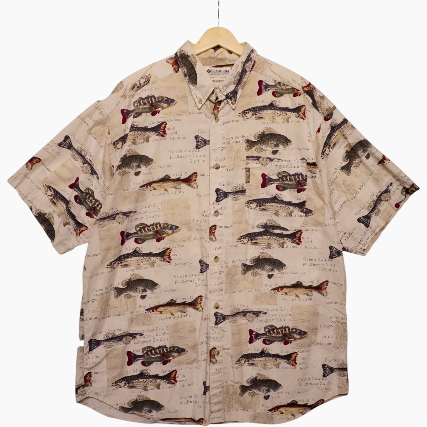 Vintage Columbia Fih Button Up (XL)