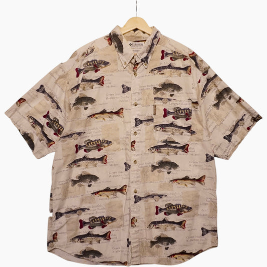 Vintage Columbia Fih Button Up (XL)