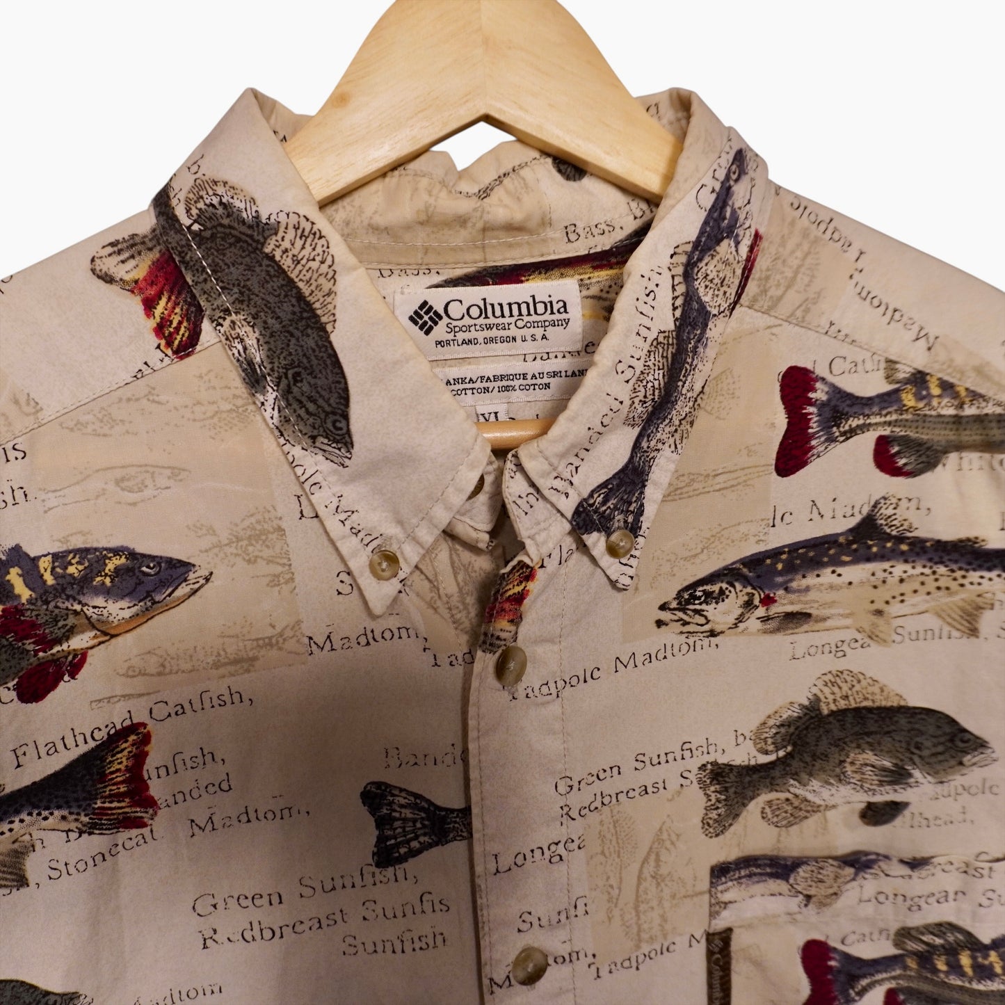 Vintage Columbia Fih Button Up (XL)