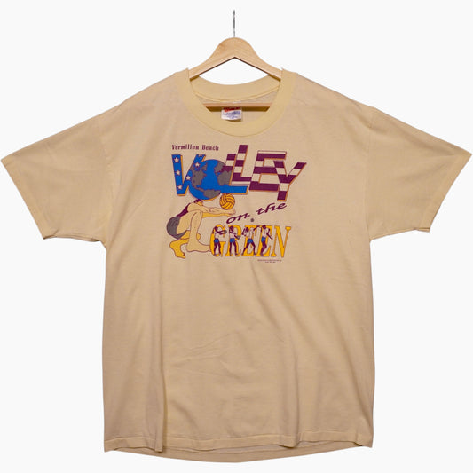 Vintage Vermillion Volley Tee (XL)