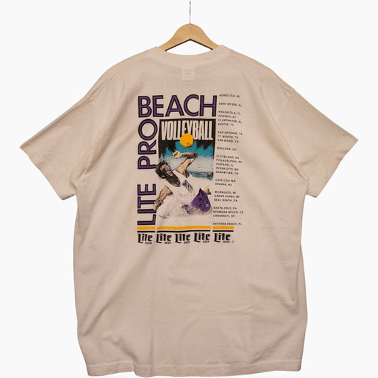 Vintage Miller Lite Volleyball Tee (XL)