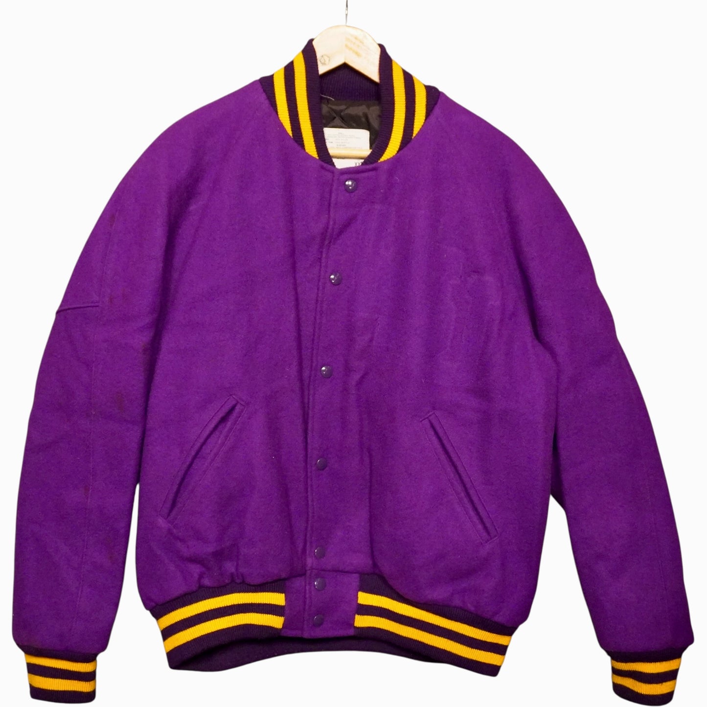 Purple and Gold Varsity Jacket (2XL)