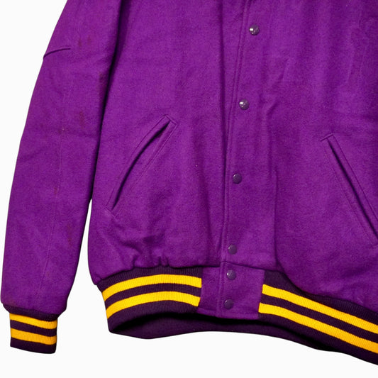 Purple and Gold Varsity Jacket (2XL)