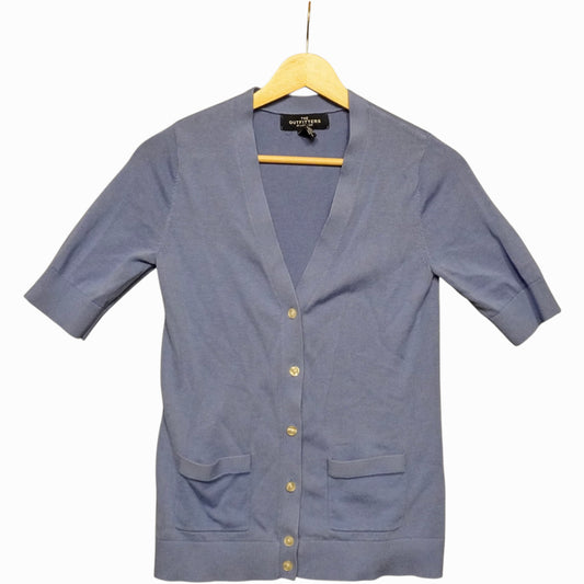 Blue Button Up Cardigan (XS)